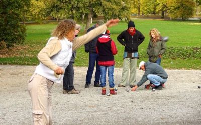 Boule am Wochenende vor dem Wilhelm-Busch-Museum