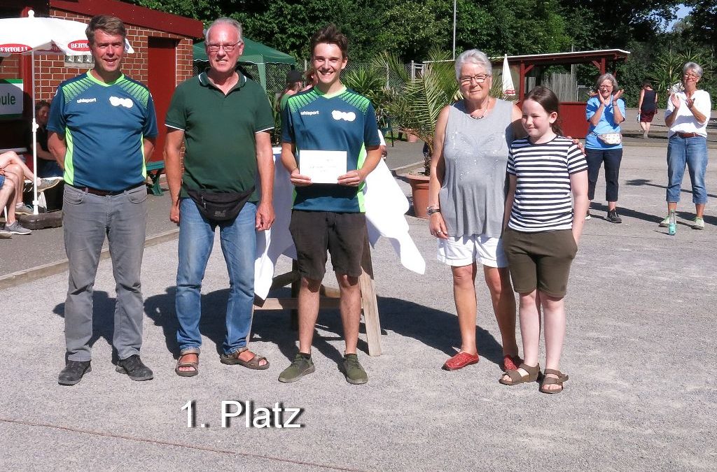 Gerd-Klose-Turnier –  mit Platz 1 von Niklas und Torsten